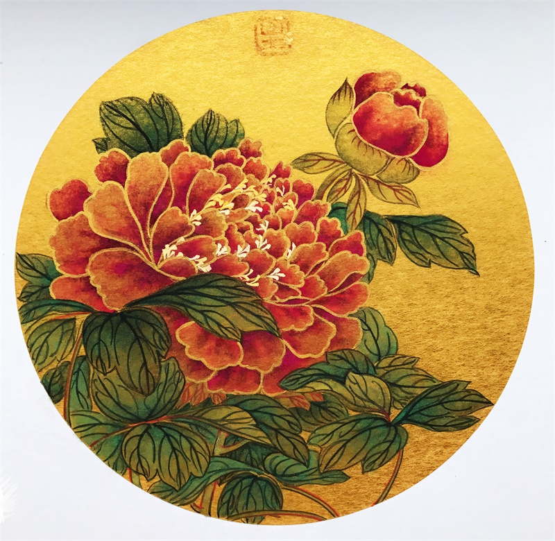 14《红衣浅复深》27cmx24cm2017.jpg