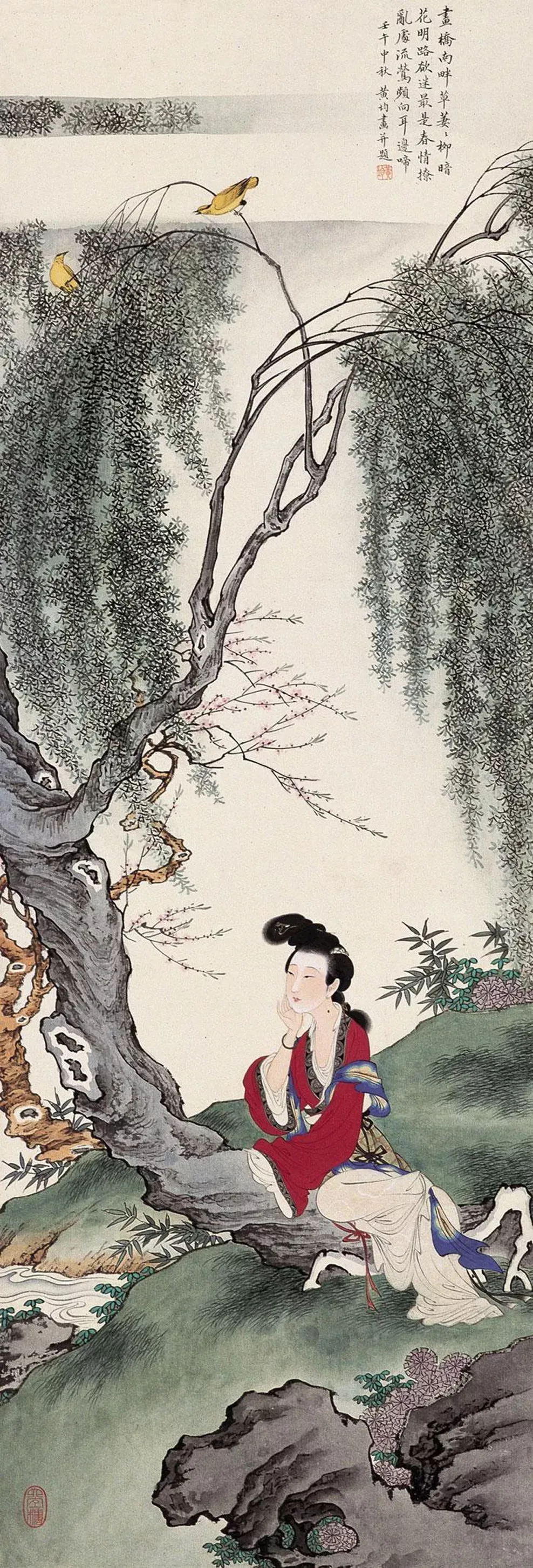 メーカー 纪念著名人物画家——黄均- 北京工笔重彩画会 絵画/タペストリー