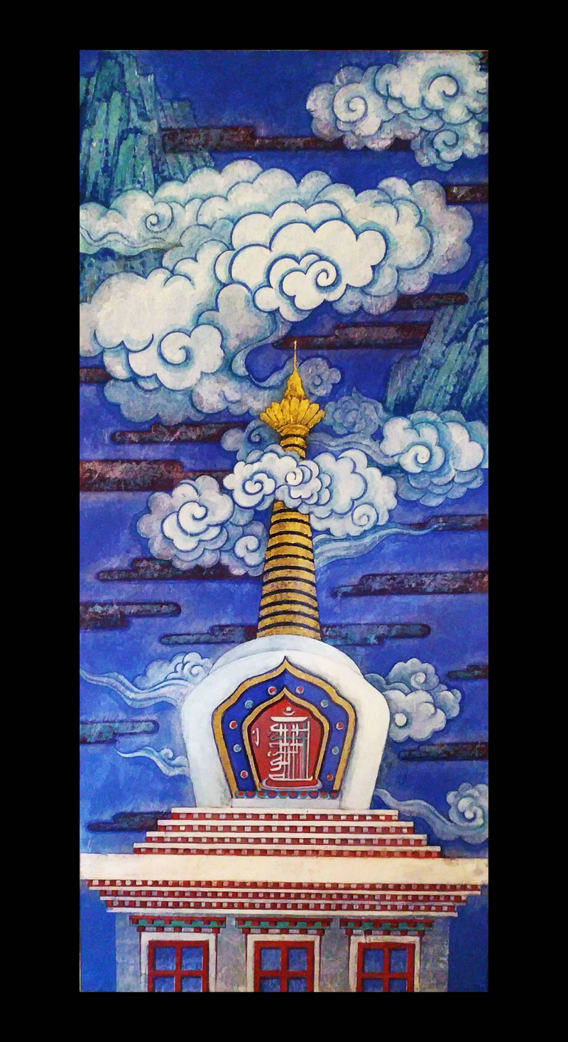 5《宝尔汗佛塔》63cmx28cm.jpg