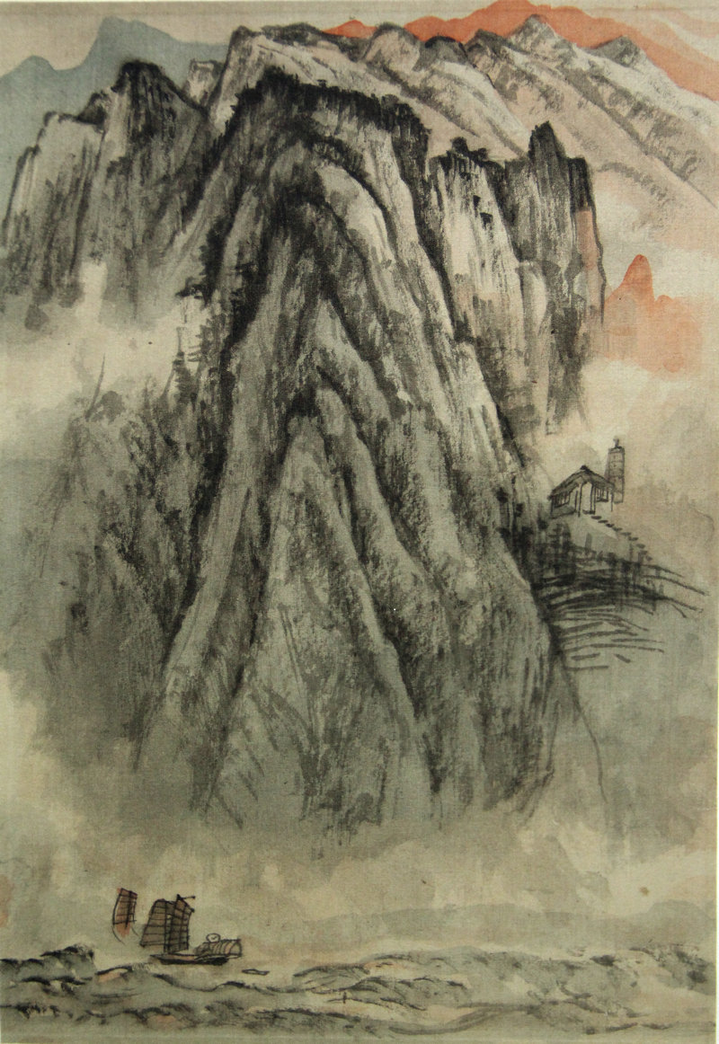 《江山如此多娇》绢本设色25.5X17.5cm.JPG