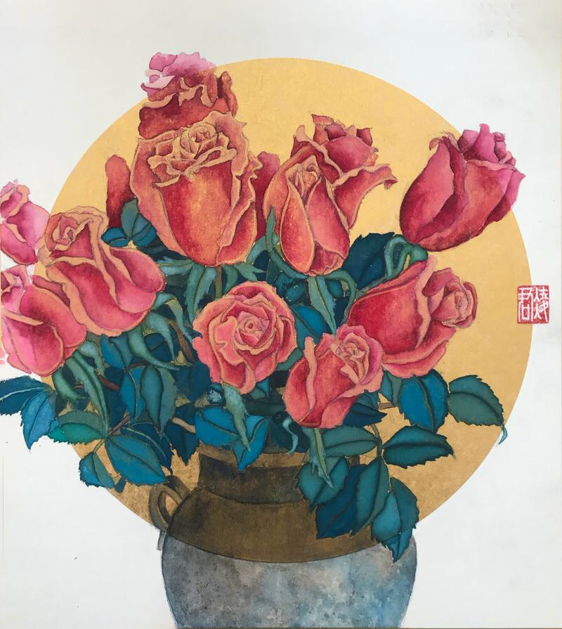 8《玫瑰树》27cmx24cm纸本2020.jpg