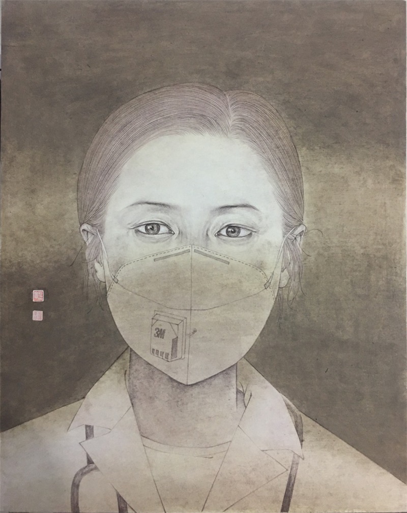 荆赛《守护》60cmx45cm.jpg