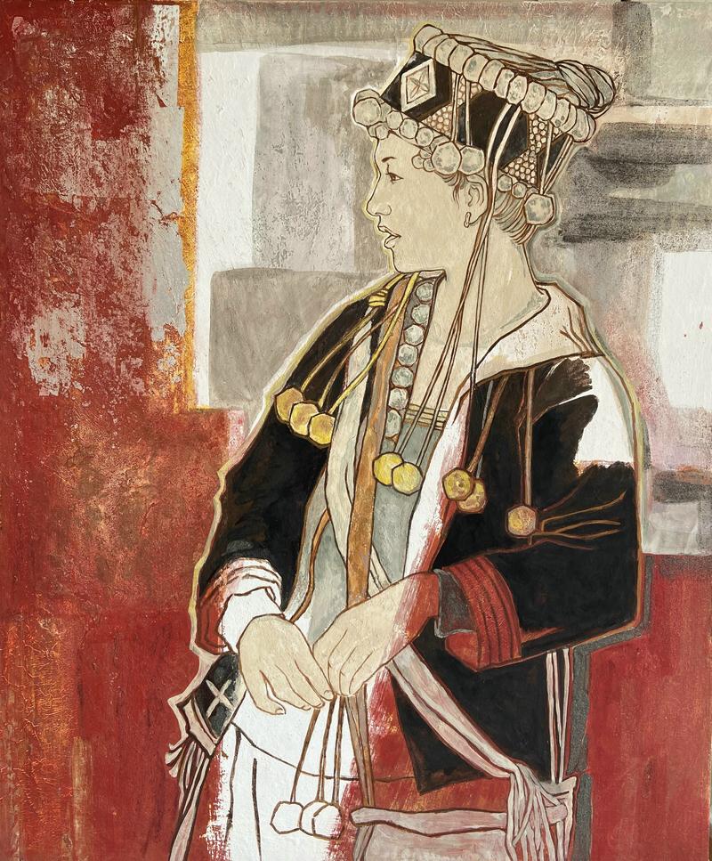 哈尼少女 50×60 cm岩彩.jpg