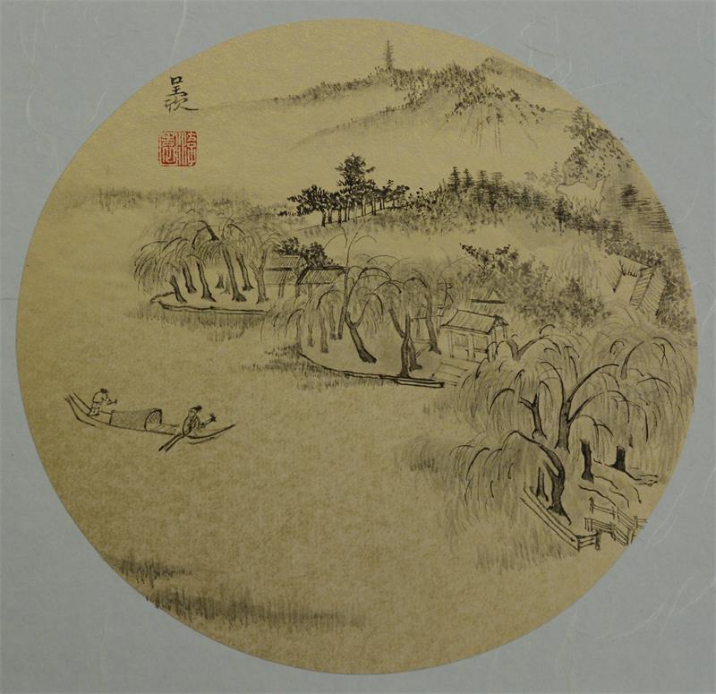 北京 2018 入选大美运河·工致当代全国工笔画展全国巡展 淮安 扬州
