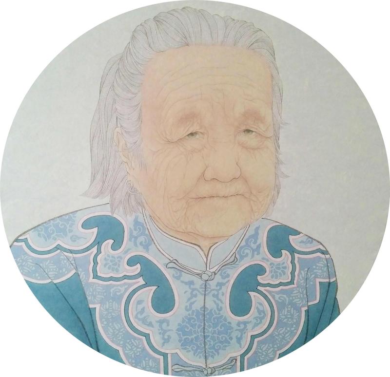 10-《朱颜系列▪优孟衣冠》45cmx45cm纸本2017年.jpg