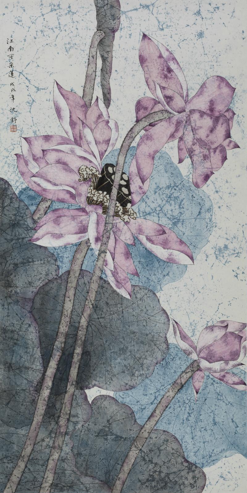 《江南可采莲》130cmx65cm.jpg