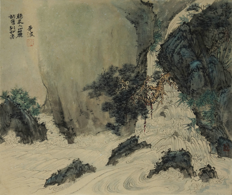 听泉入山麓 40x45cm.JPG