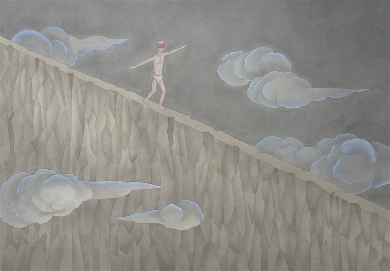 李聪 《梦》1号 纸本设色 32×46cm 2018年.jpg