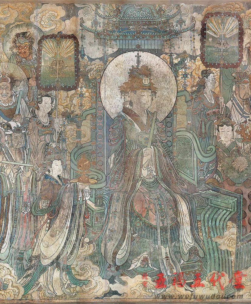 57 明 朱见深 三清殿西王母永乐宫玉女.jpg