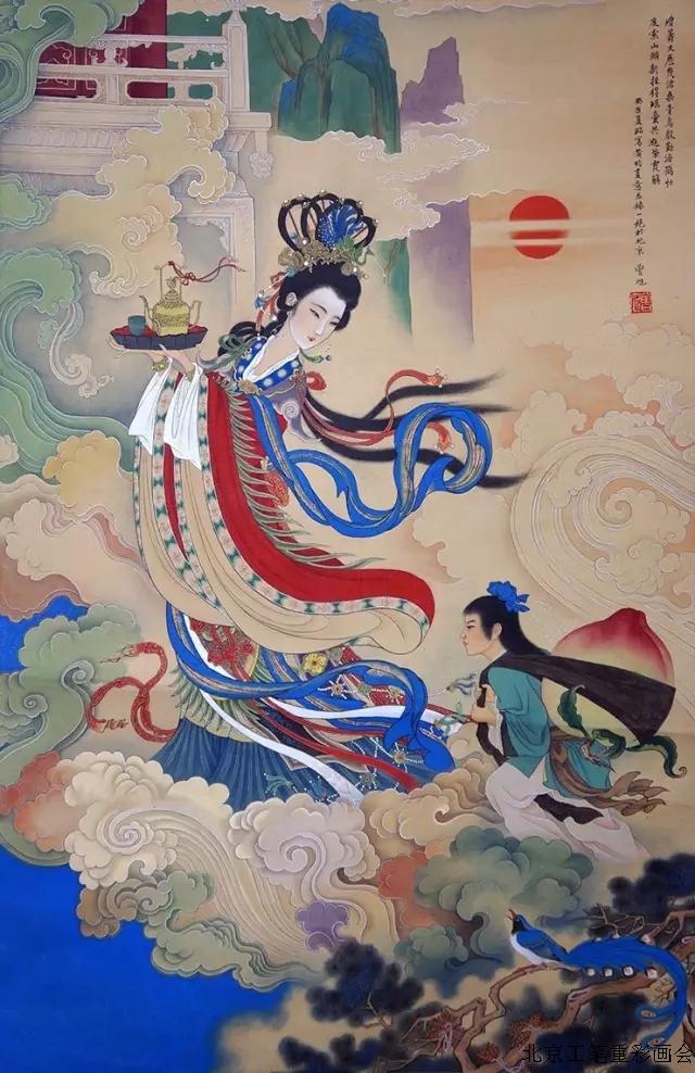 临黄均《麻姑献寿》