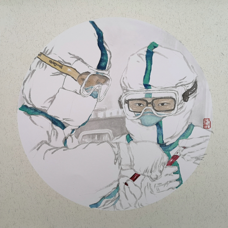 高玉倩《专注》50cmx50cm.jpg