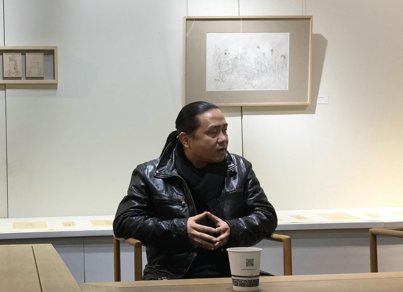 北京工笔重彩画会副会长兼秘书长金沙先生.jpg