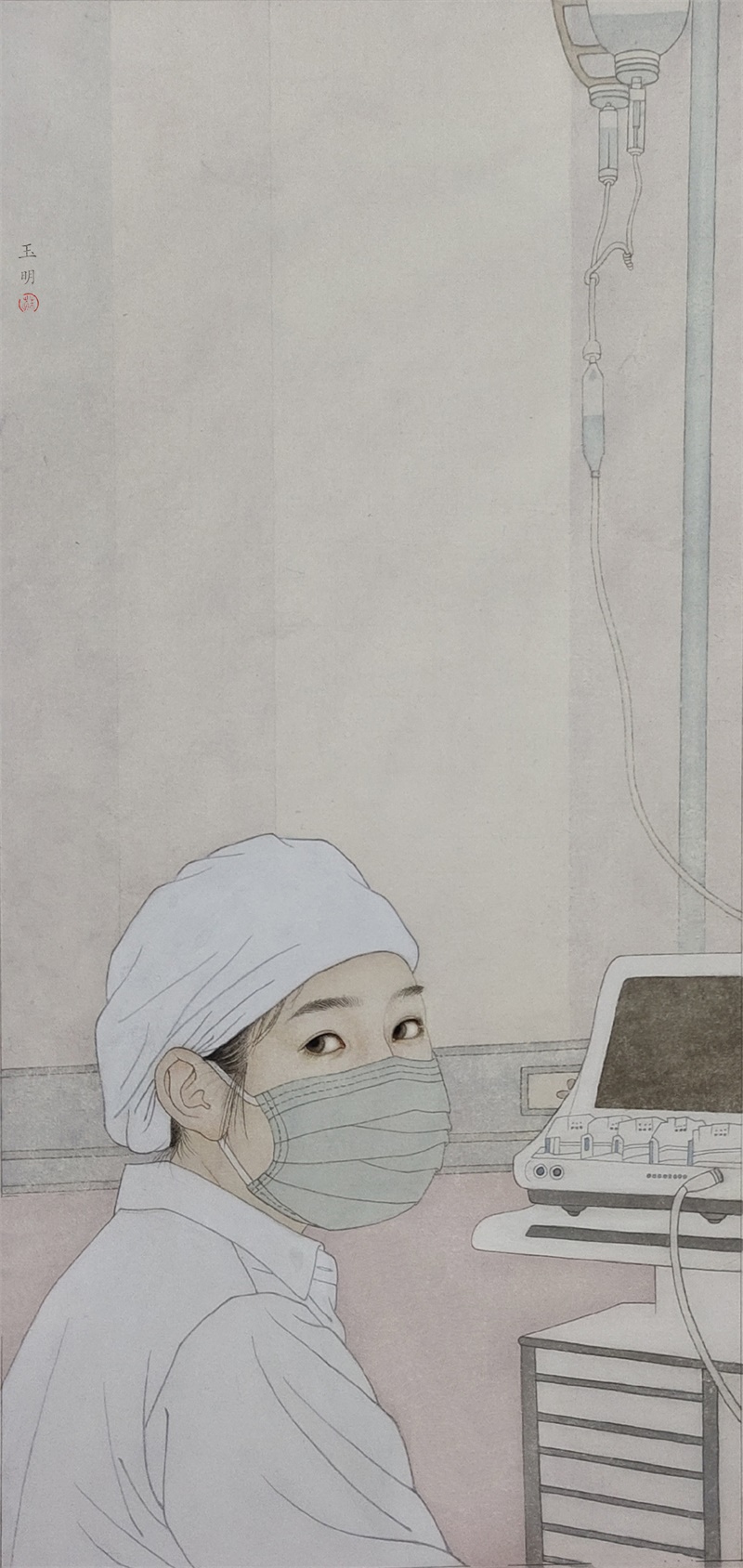 苏玉明《坚守》80cmx38.5cm..jpg