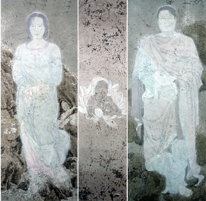 《生命之树组画》   161x167cm   纸本水墨   2009年4月