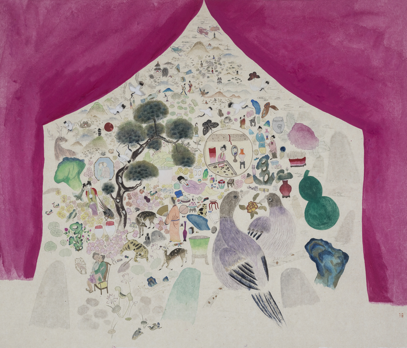 《赤瑶》+ 纸本设色 + 50x42cm + 2016_1.jpg