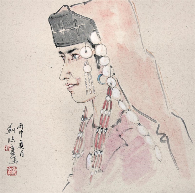《 直面帕米尔15 》    尺寸：45x45cm    时间：2016年.jpg