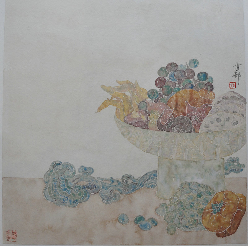 清供——福寿连年.jpg