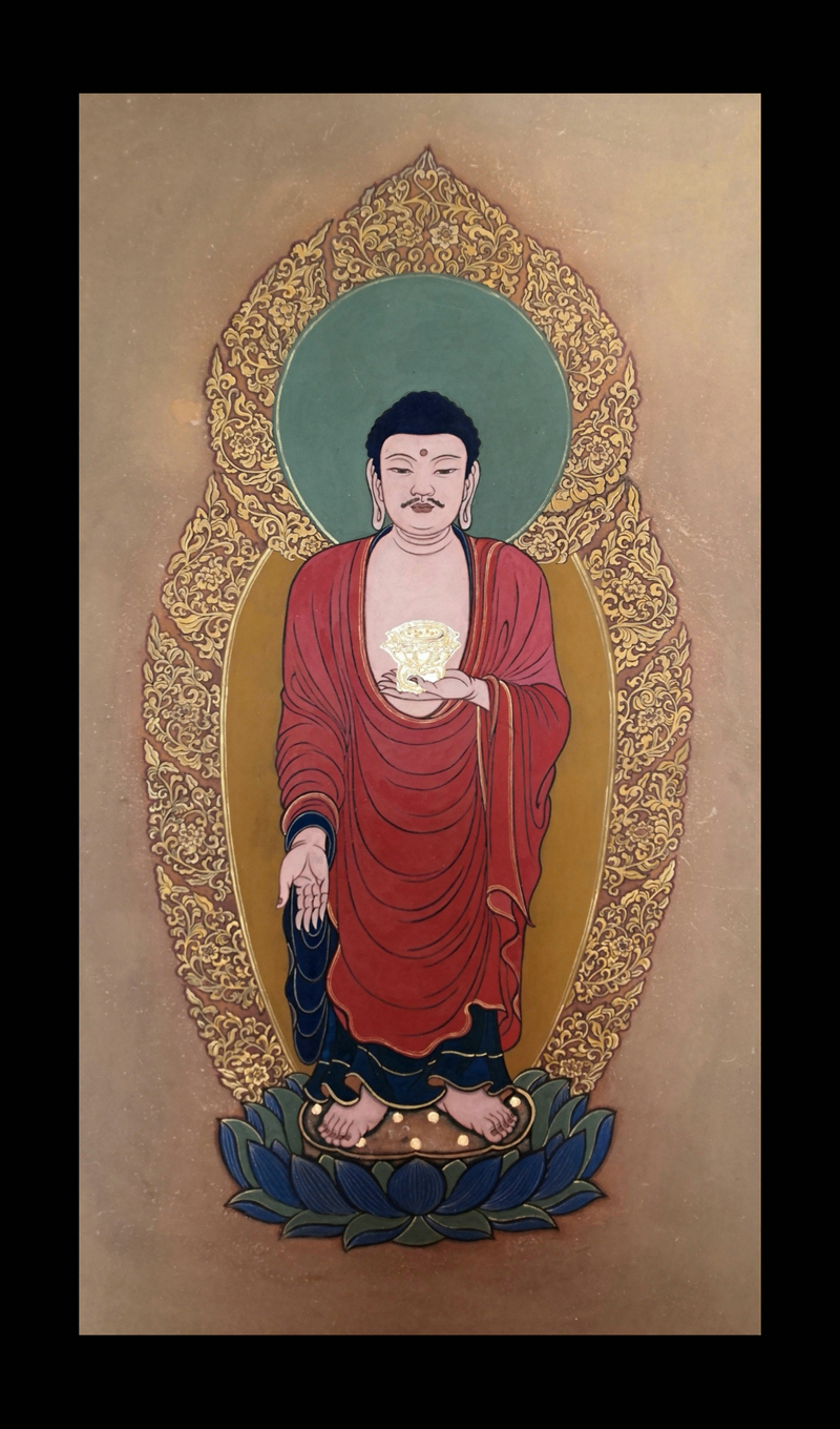 《阿弥陀佛》138cmx69cm.jpg