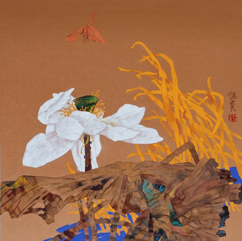 13-《红蜻蜓》68cmx68cm纸本重彩2011年.jpg