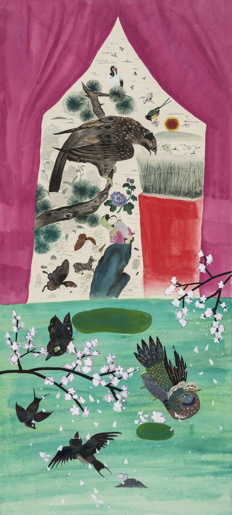 《瑯轩》+230x105cm+纸本设色+2016年_1.jpg
