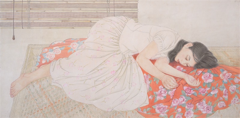 《夏梦》  67x134cm  纸本  2015.jpg