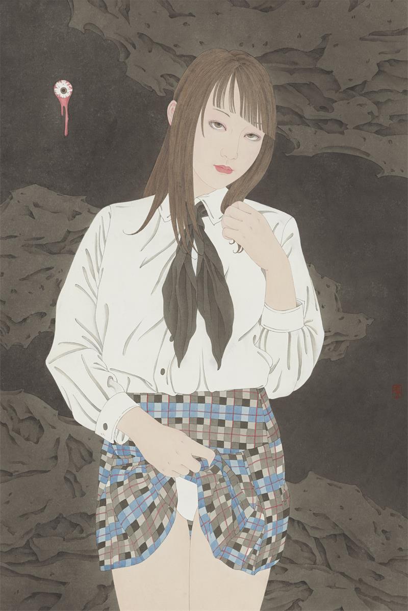 李嘉儒—幽浮香no.27 60x40cm 纸本 2017年