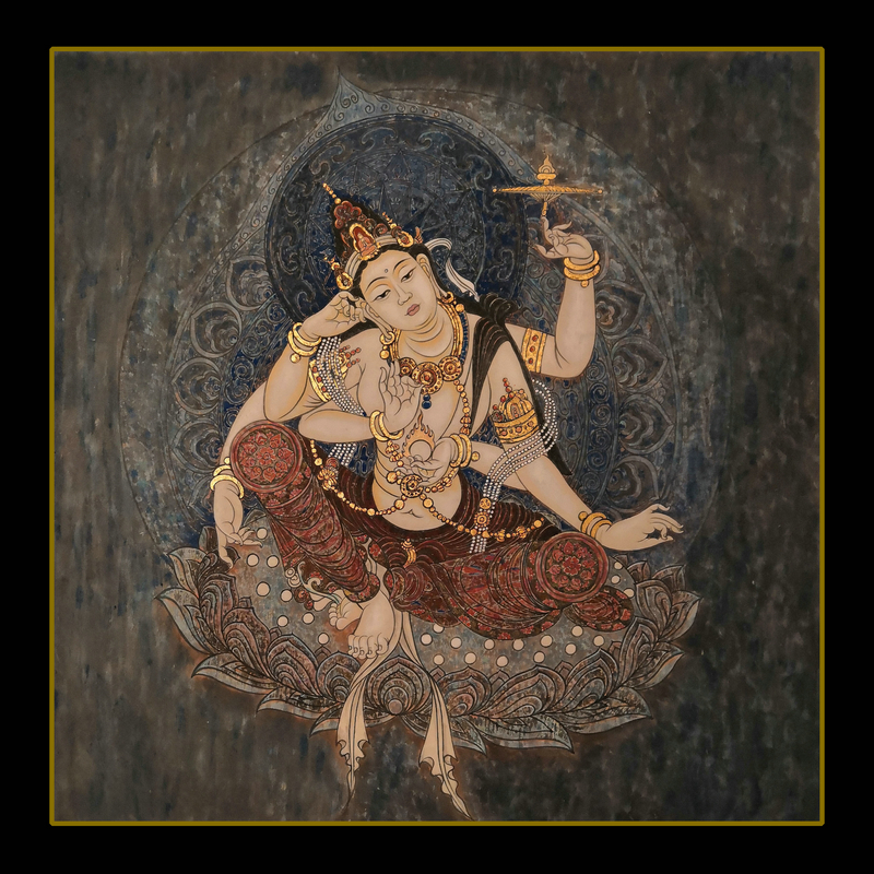 《如意轮观音》70cmx70cm.jpg