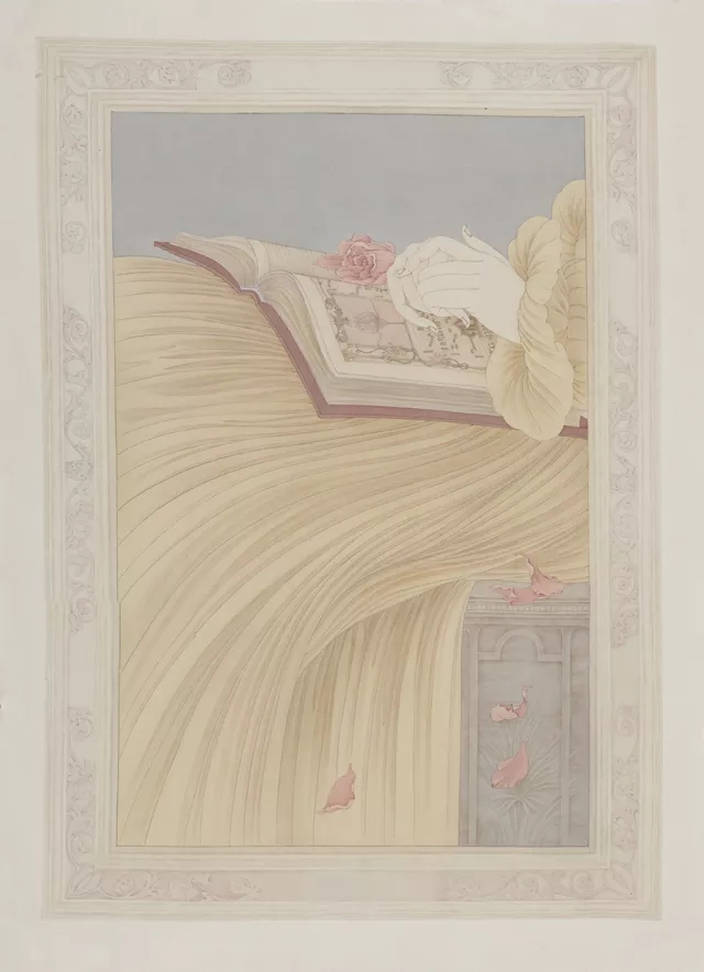 生如夏花 &nbsp;51cm × 71cm &nbsp;绢本设色 2017年