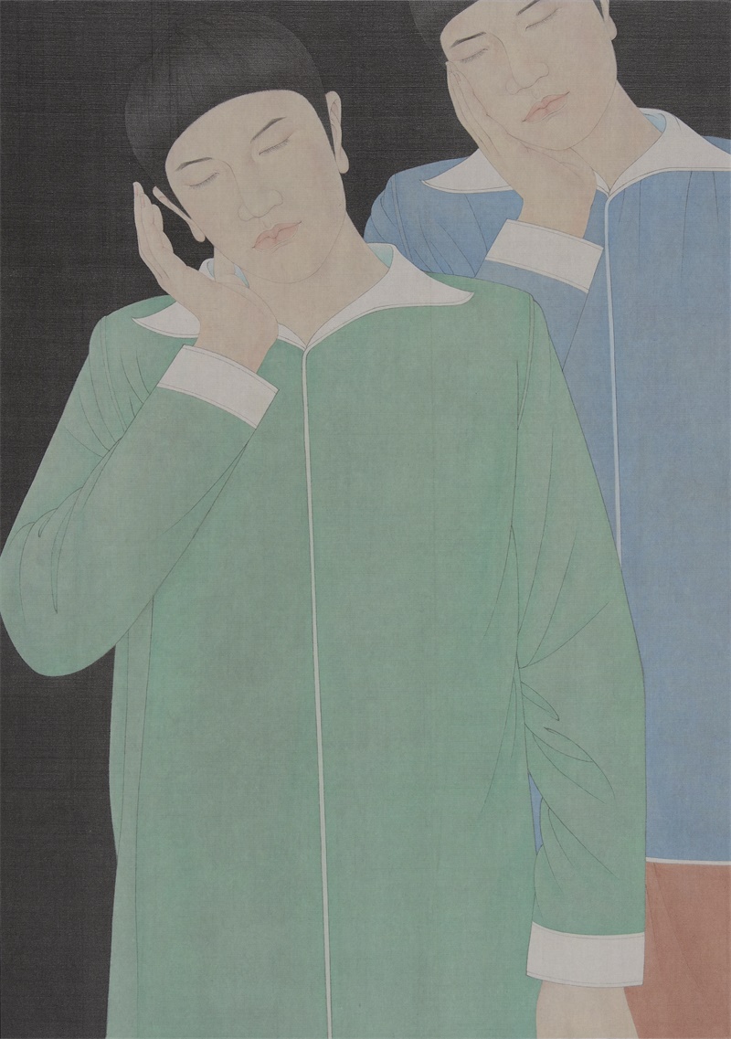 散叶集NO.9 绢本设色 53x38cm 2019.jpg