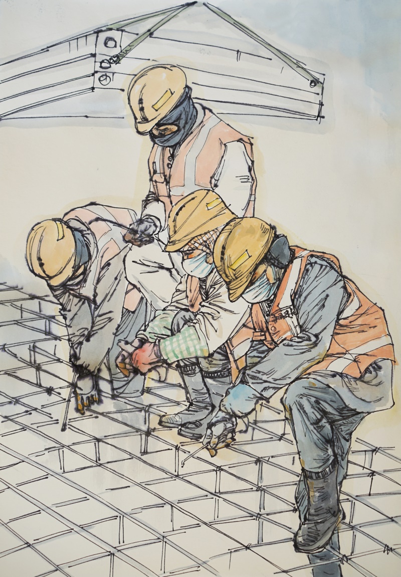 赵燕京《致敬建设者1》40cmx30cm.jpg