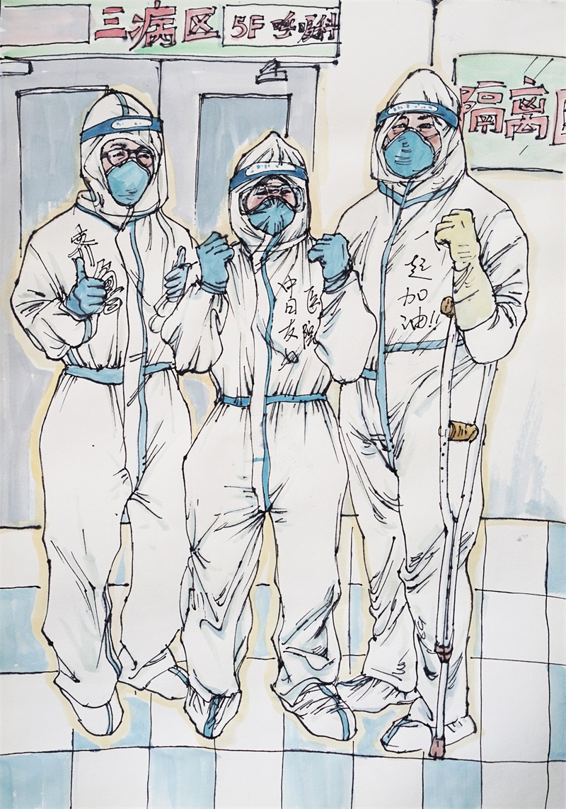 赵燕京《致敬守护者》40cmx30cm.jpg