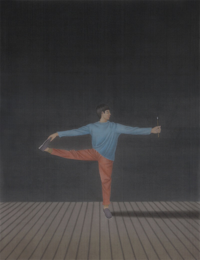 寻灵者NO.2 绢本设色 45x34cm 2019.JPG