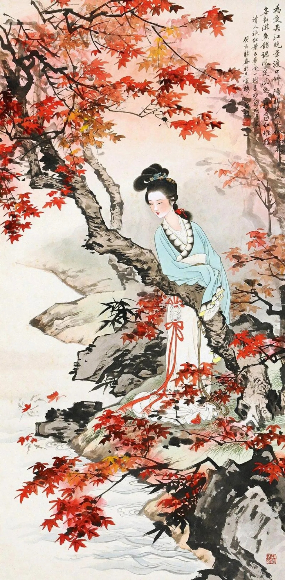 【全商品オープニング価格 特別価格】 纪念著名人物画家——黄均- 北京工笔重彩画会 絵画/タペストリー