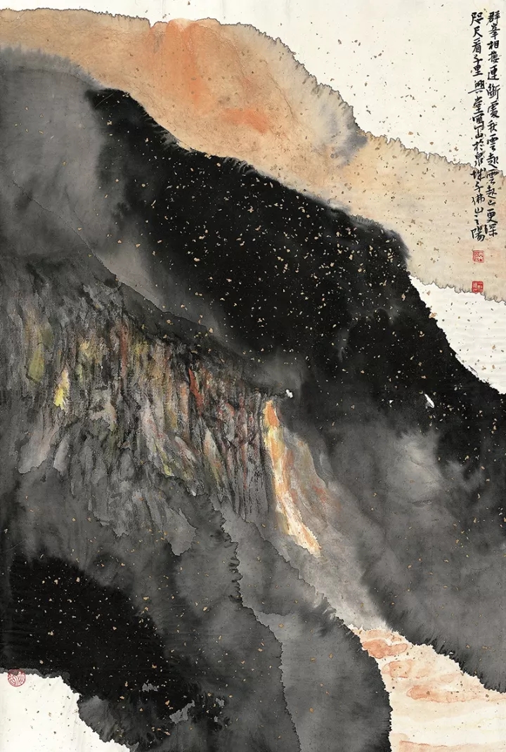 个人风格和创新意识的山水力作,就艺术价值而言,这不仅代表着新生代