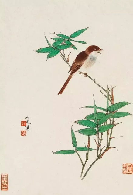(早期为出版年画创作的工笔).jpg