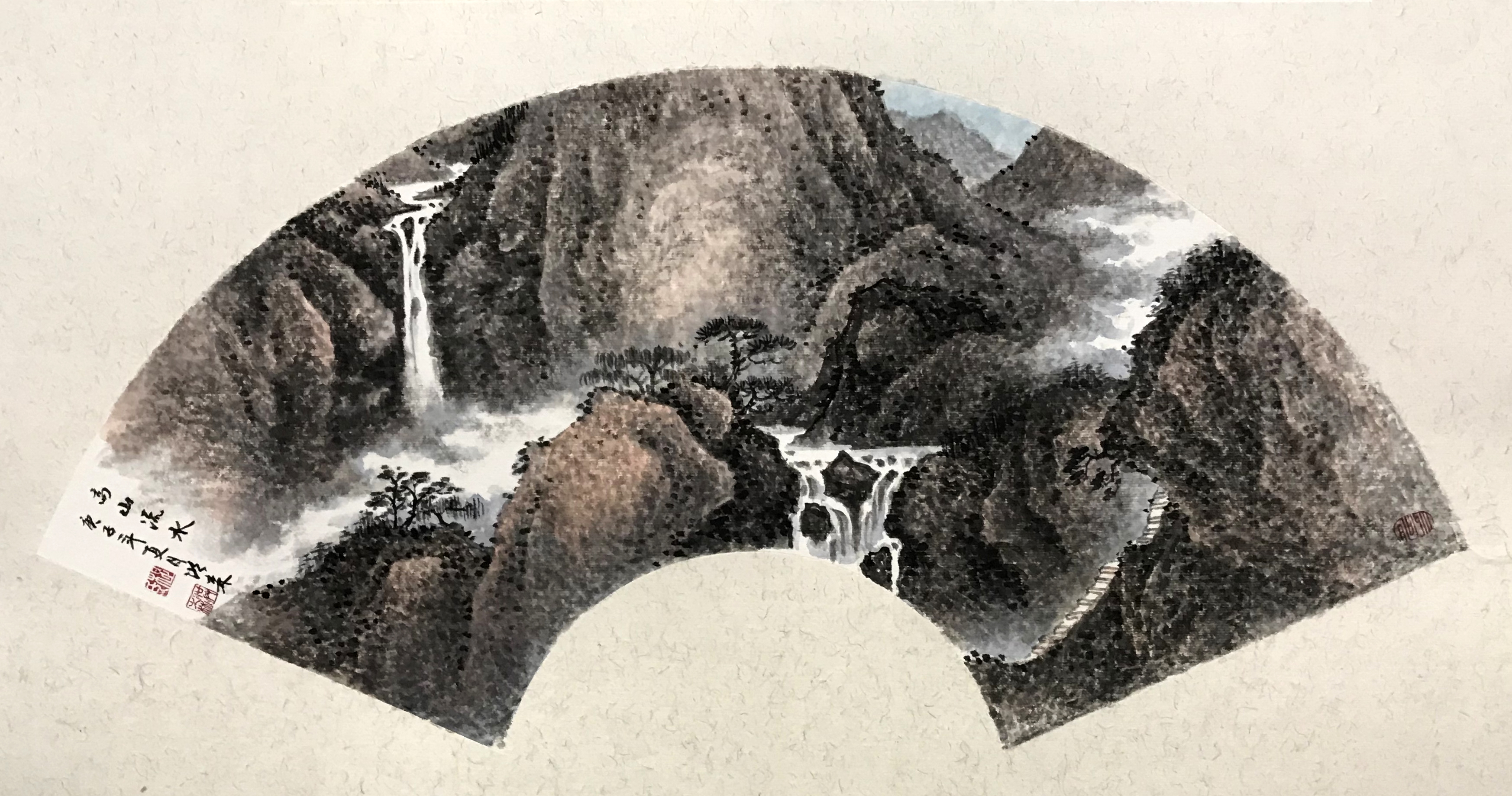 08山水扇面 65×34 20年 .jpg