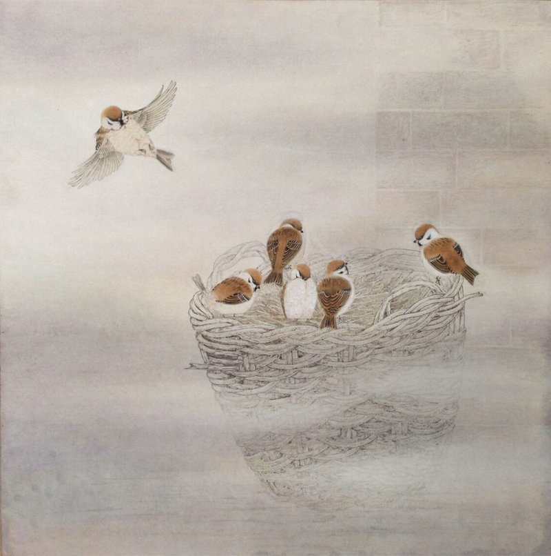 《寻·归》      68cmx68cm     纸本水墨        2014.jpg
