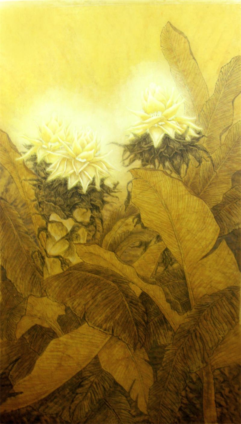 《地涌金莲》170cmx90cm 纸本 2010年.jpg