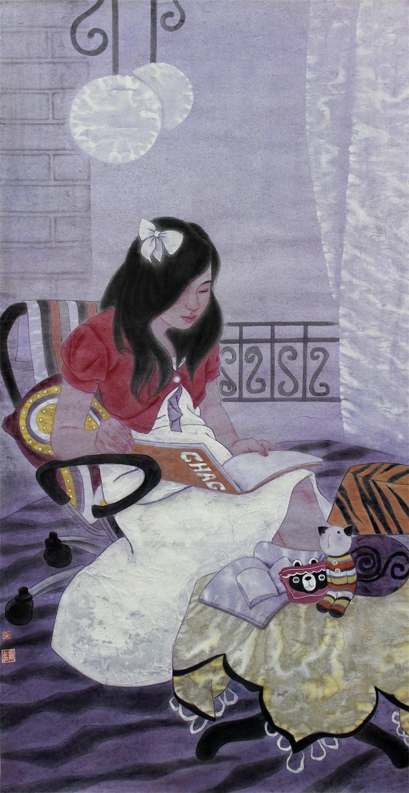 《仲夏夜之梦》180cmx97cm 纸本 2010年.jpg