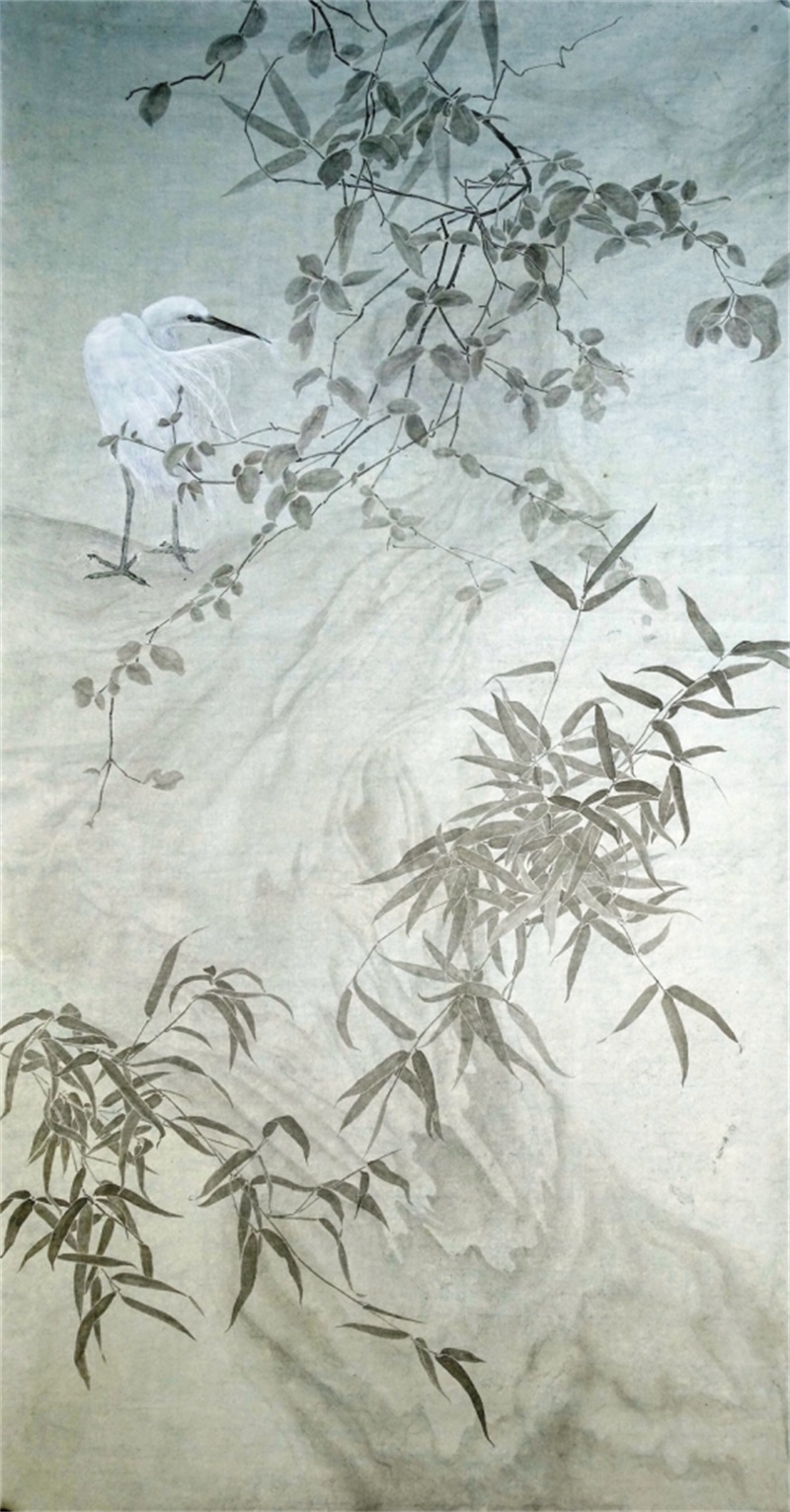 张婷  曲水流觞 68×136 纸本水墨 2017 .jpg