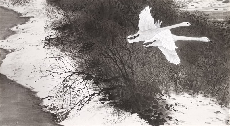 张婷 ·此心安处是吾乡·纸本水墨 ·96cm×178cm  .jpg