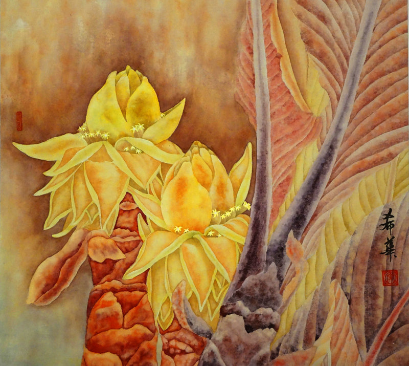 地涌金莲40×35  2012年.jpg